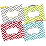 Barker Creek Beautiful Chevron File Folder, 1/3-Cut Tab, Letter Size, Assorted Colors, 12/Pack (2010)~#|#~sp241460920_sc7