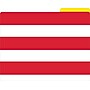 Barker Creek Buffalo Plaid & Wide Stripes File Folder, 1/3-Cut Tab, Letter Size, Assorted Colors, 12/Pack (2011)~#|#~sp241460931_sc7