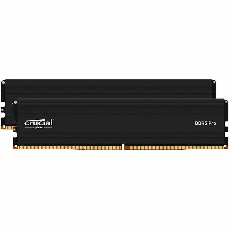 Crucial Pro 32GB (2 x 16GB) DDR5 DIMM 288-pin Gaming Desktop Memory Kit (CP2K16G60C48U5) image 1