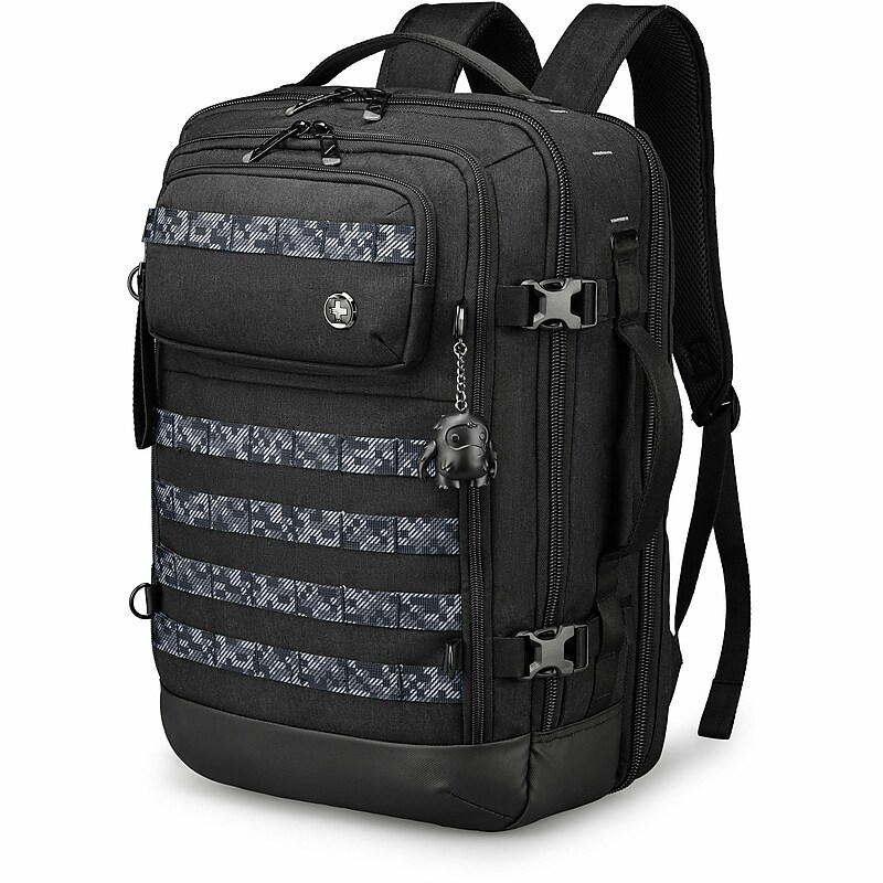 SwissDigital Berg Carrying Case Laptop Backpack, X-Large, Black (SD16489510-01) image 1
