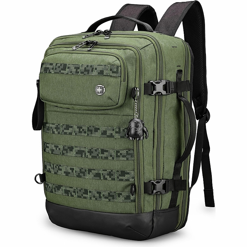 SwissDigital Berg Carrying Case Laptop Backpack, X-Large, Dark Green (SD16489510-23) image 1
