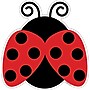 Barker Creek Ladybugs & Posies Double-Sided Accents, Multi-Design Set, 36/Set (2218)~#|#~sp241539377_sc7