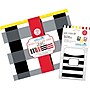 Barker Creek Buffalo Plaid & Wide Stripes File Folder, 1/3-Cut Tab, Letter Size, Assorted Colors, 42/Set (4421)~#|#~sp241540086_sc7