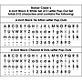 Barker Creek Black Tie Affair, Black Chevron & Dots  4" Letters and Numbers, Multicolored, 510/Pack (4425)~#|#~sp241540095_sc7