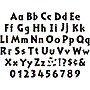 Barker Creek Rainbow Chalk, Happy, Over the Rainbow, Kai Ola, Neon  4" Letters and Numbers, Multicolored, 1209/Pack (4429)~#|#~sp241540115_sc7
