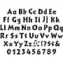 Barker Creek Neon & Black Tie Affair  4" Letters and Numbers, Multicolored, 510/Pack (4431)~#|#~sp241540128_sc7