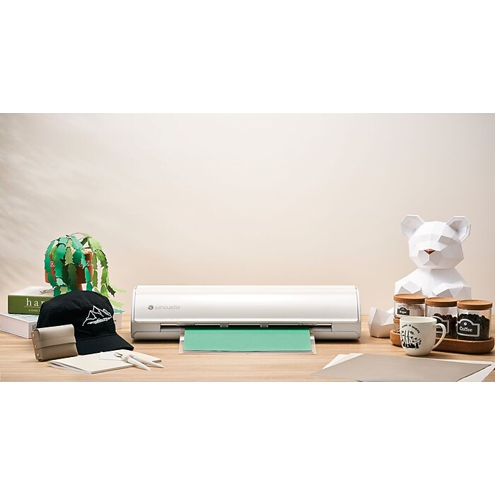Silhouette America Cameo 5 Machine Starter Bundle, White (BD-MACH
