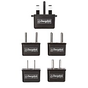 International Travel Adapters for ChargeHub X3/X5 Models - Black (CRGRD-INTPLG-01)