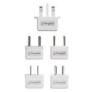 International Travel Adapters for ChargeHub X3/X5 Models - White (CRGRD-INTPLG-02)