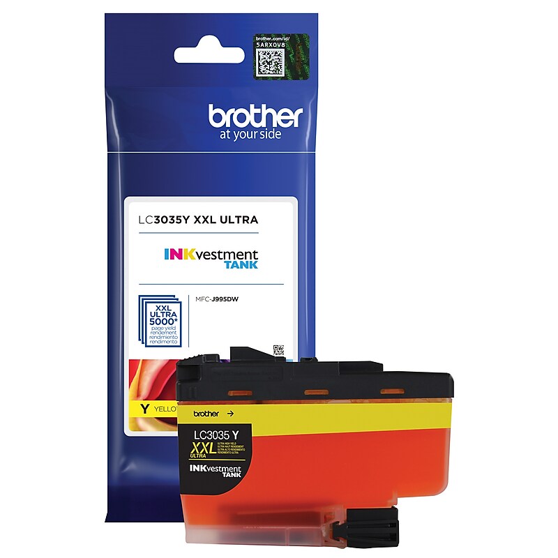 Brother Yellow Ultra High Yield Ink Tank Cartridge   (LC3035Y) image 1