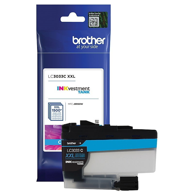 Brother LC3033C Cyan Super High Yield Ink Tank   Cartridge image 1