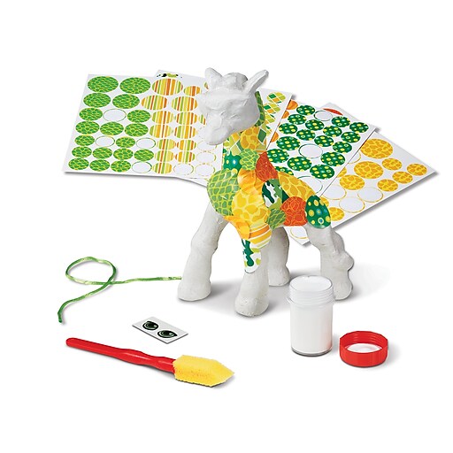 melissa and doug giraffe wood