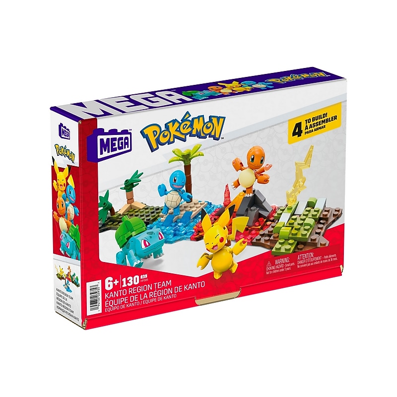 Mega Construx Pokémon Kanto Region Team Building Set (HFG05) image 1