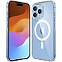 SaharaCase Hybrid-Flex Hard Shell Case, Tempered Glass Screen, Camera Protector for iPhone 15 Pro Max, Clear (CP472ZD128ZD131)~#|#~sp242552240_sc7