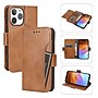 SaharaCase Genuine Leather Wallet Case, Tempered Glass Screen, Camera Protector for iPhone 15 Pro Max, Brown (CP481ZD128ZD131)~#|#~sp242552415_sc7