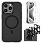 SaharaCase Armor Series Hard Shell Case, Tempered Glass Screen, Camera Protector for iPhone 15 Pro Max, Black (CP482ZD128ZD131)~#|#~sp242552425_sc7