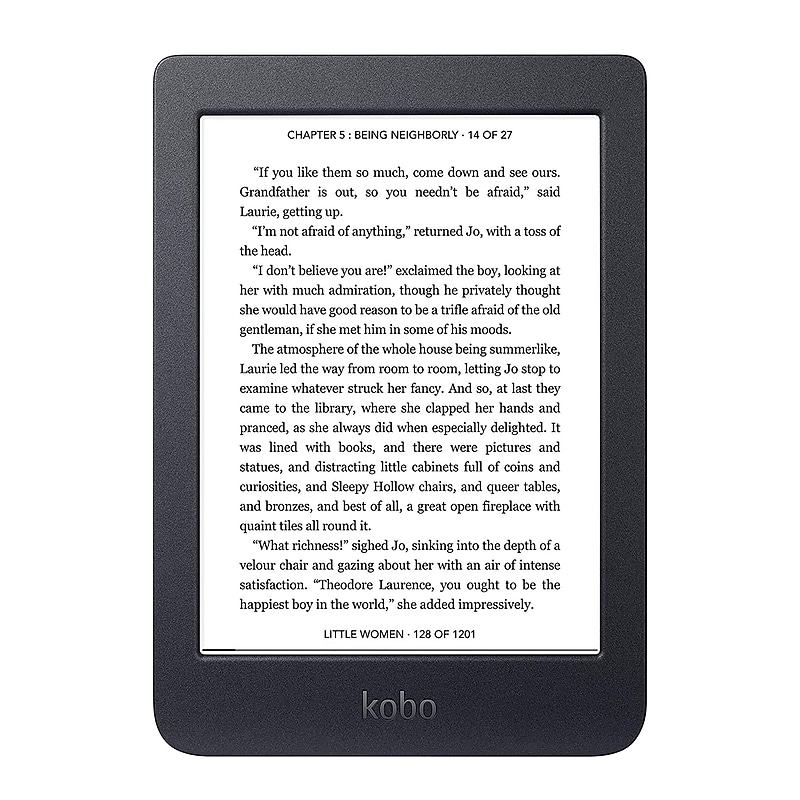 Kobo Nia Digital 6" Text E-Reader, 8 GB Storage, Black (N306-KU-BK-K-EP) image 1