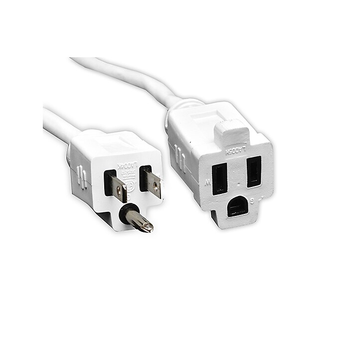 GoGreen Power 16/3 18' Heavy Duty Extension Cord (GG-13718WH