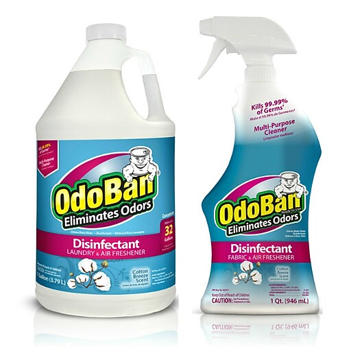 OdoBan Disinfectant Odor Eliminator ReadytoUse 32 oz. Spray and 1
