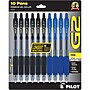 Pilot G2 Premium Retractable Gel Pen, Fine Point, 0.7mm, Assorted Ink, 10/Pack (18259)~#|#~sp243128623_sc7
