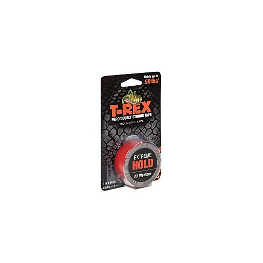 T-REX® Extreme Hold Mounting Tape, Black, 1