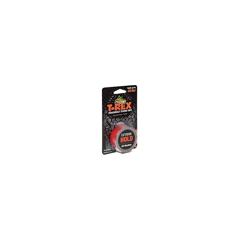 T-REX® Extreme Hold Mounting Tape, Black, 1" x 60" (285337) image 1