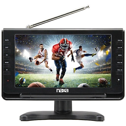 Naxa 10" Portable TV & Digital Multimedia Player with Car Package(NT