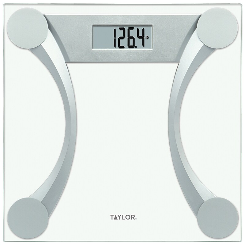 Taylor Precision TAP76024192 Digital Scale, Silver, 400lbs. Capacity image 1