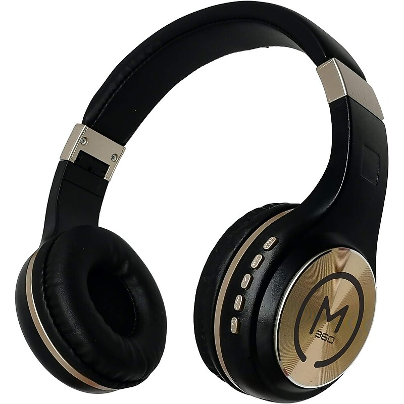 Morpheus 360 Serenity Bluetooth Wireless Over-the-Ear Headphones, Gold (HP5500G) image 1