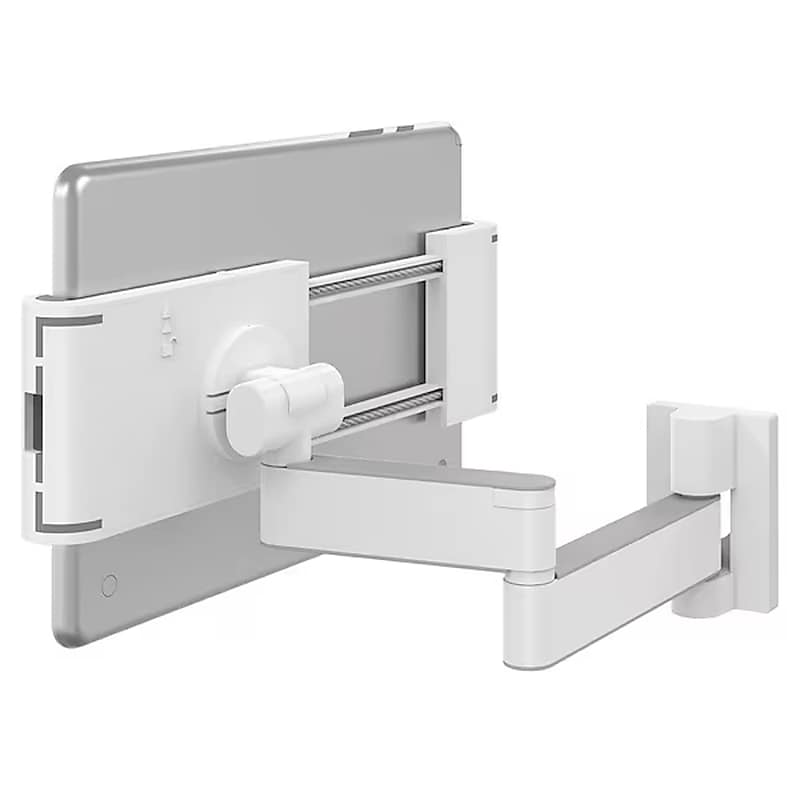 Barkan Full Motion Adjustable 7-12" Tablet Wall Mount, White (T54) image 1