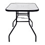 Flash Furniture Tory Commercial Grade Patio Table with Tempered Glass Top with Umbrella Hole, Black (FVFRB71207WBLK)~#|#~sp243791408_sc7