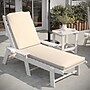 Flash Furniture Lyra Water-Resistant Outdoor Chaise Lounge Patio Cushion, Beige (LTSCUSHION3BG)~#|#~sp243791423_sc7