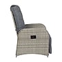 Flash Furniture Nemo Indoor/Outdoor Recliner Lounge Chair with Flip up Side Table, Gray (LTS0422GYGY)~#|#~sp243791584_sc7