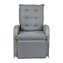 Flash Furniture Nemo Indoor/Outdoor Recliner Lounge Chair with Flip up Side Table, Gray (LTS0422GYGY)~#|#~sp243791585_sc7