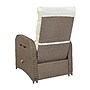 Flash Furniture Nemo Indoor/Outdoor Recliner Lounge Chair with Flip up Side Table, Beige and Brown (LTS0422BGBR)~#|#~sp243791612_sc7