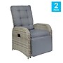 Flash Furniture Nemo Recliner Lounge Chairs with Flip up Side Tables, Gray, 2/Pack (2LTS0422GYGY)~#|#~sp243791693_sc7