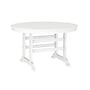 Flash Furniture Tolleson Commercial Adirondack Dining Set with Table and 4 Chairs, White, 5 Piece/Set (LEHMP2482037WHT)~#|#~sp243791937_sc7