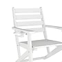 Flash Furniture Tolleson Commercial Adirondack Dining Set with Table and 4 Chairs, White, 5 Piece/Set (LEHMP2482037WHT)~#|#~sp243791939_sc7