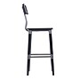 Flash Furniture Jackson Industrial Wood Rectangular Back Dining Barstool, Black, 4-Pieces/Pack (4XUDGW0436BBLK)~#|#~sp243861939_sc7
