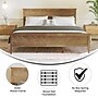 Flash Furniture Fiona Platform Bed Frame, King, Light Brown (MG090029KBAOAK)~#|#~sp243946301_sc7
