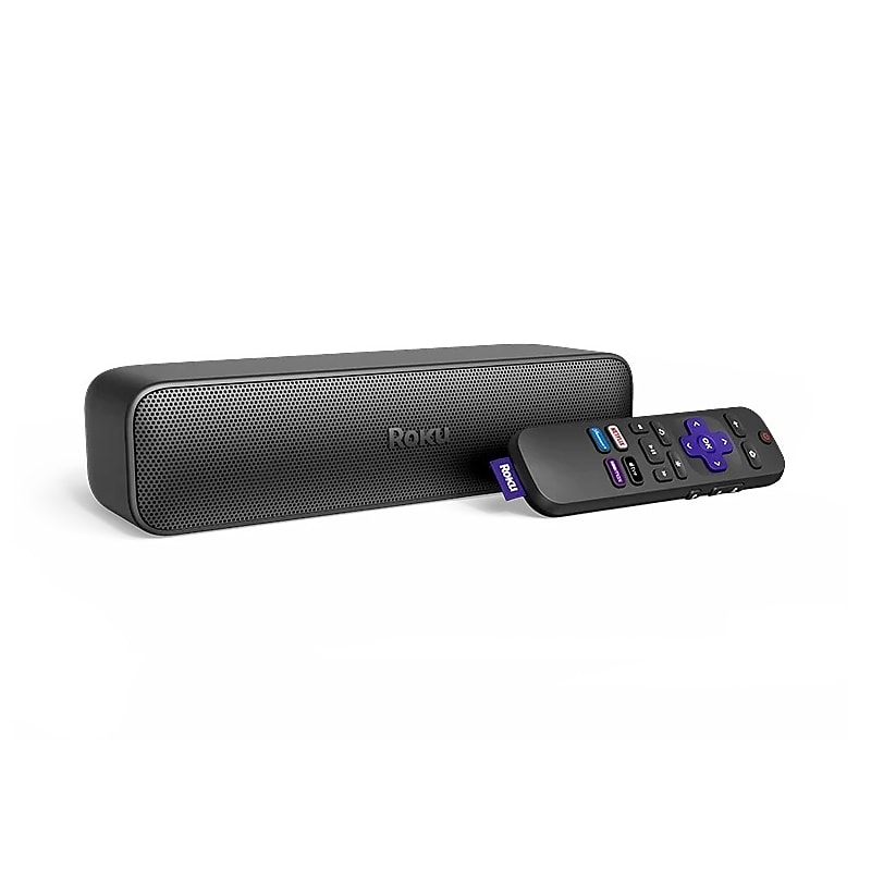 Roku Streambar SE 9104R Streaming Media Player and Soundbar, Black image 1
