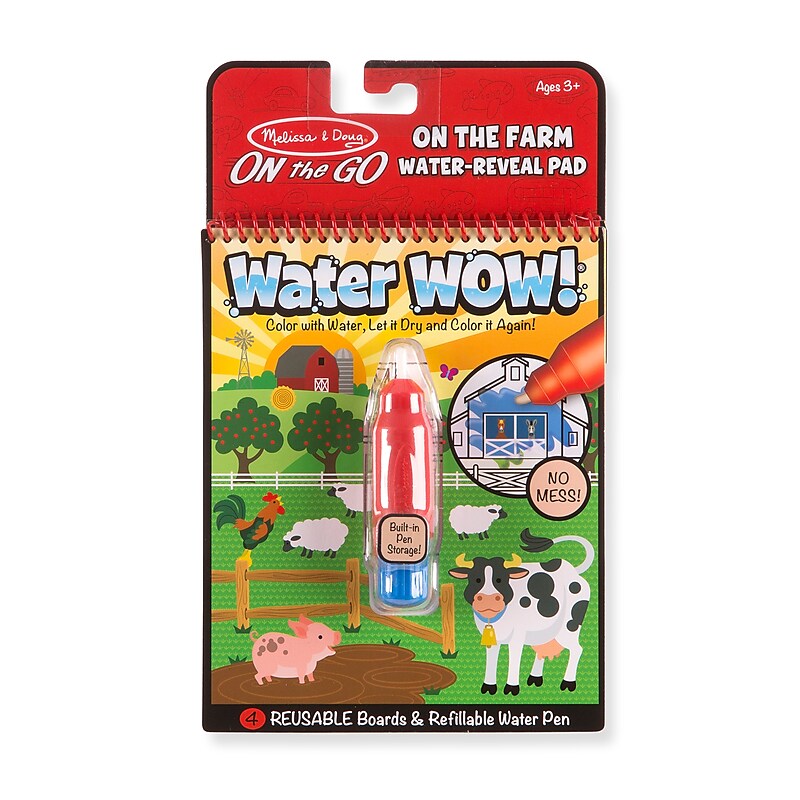 Melissa & Doug Water Wow! On The Farm Coloring Book, 48/Pack (9232-BULK) image 1