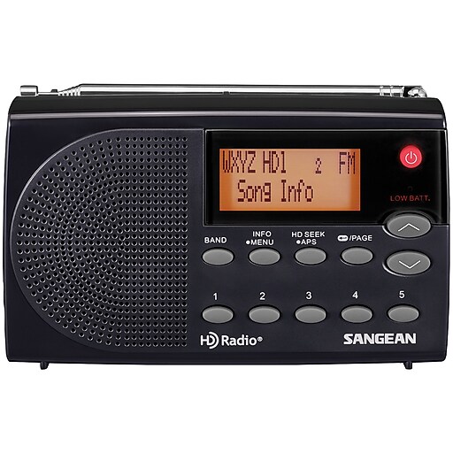 Sangean HD Radio/FM Stereo/AM Portable Radio(HDR14) Staples