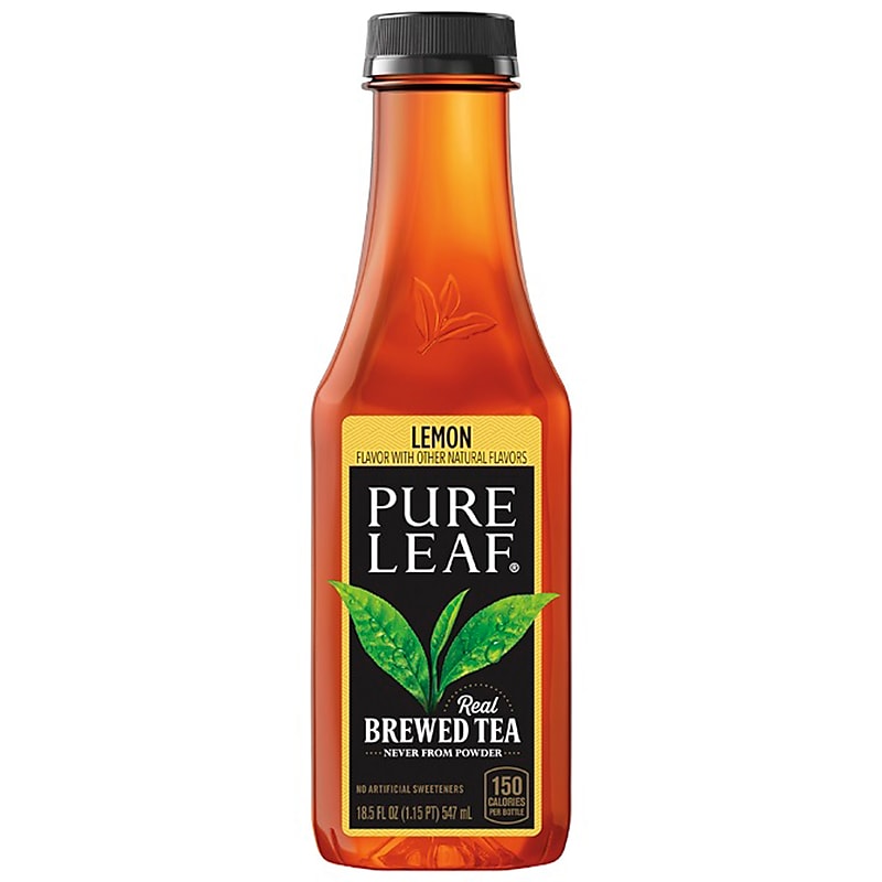 Pure Leaf Lemon Tea, 18.5 oz., 12/Carton (PEP28618) image 1