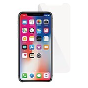 Macally Tempered Glass Screen Protector for iPhone X, Clear (TEMPX)