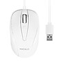 Macally Ergonomic Ambidextrous Optical USB Mouse, White (TURBO)~#|#~sp24474964_sc7