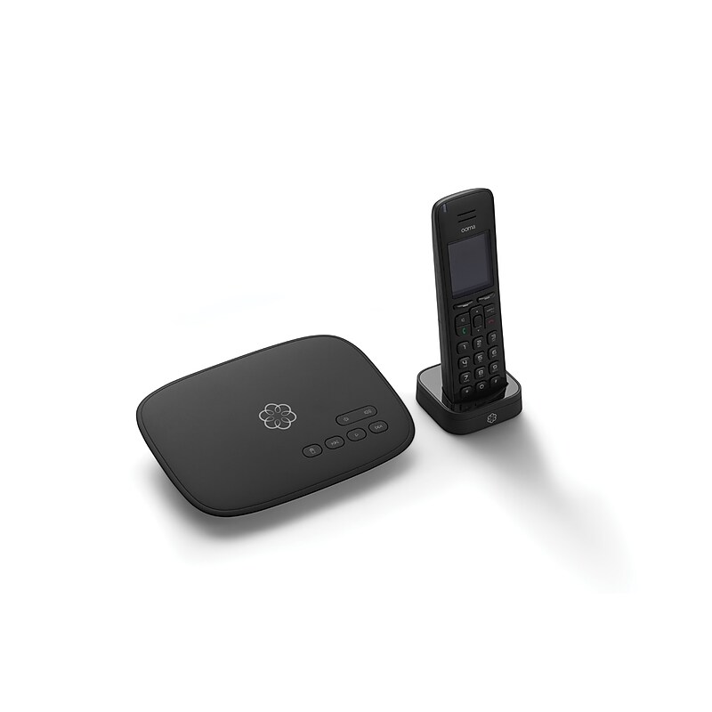 Ooma Telo VoIP Residential Phone Service and HD3 Handset, Black (TELOHD3) image 1