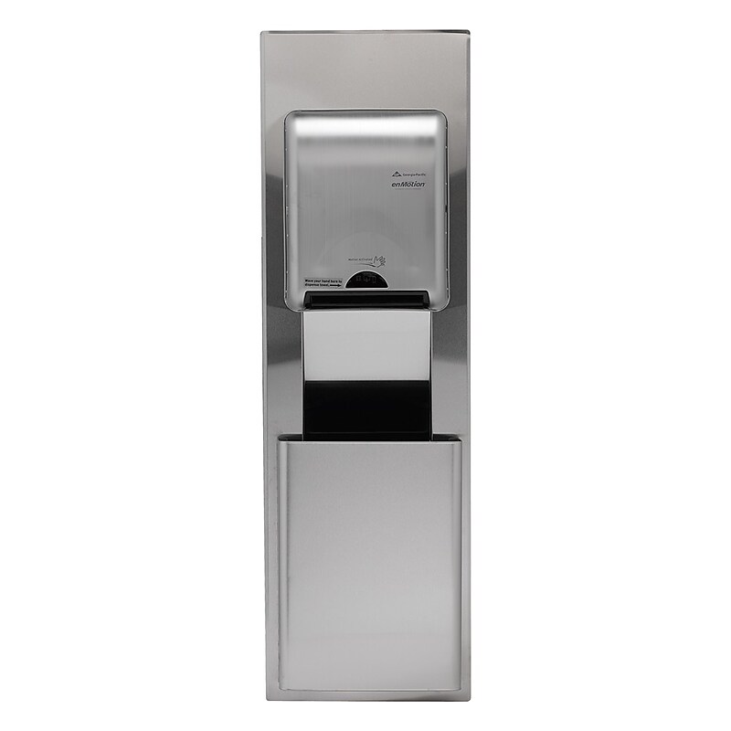 GP PRO™ Recessed California Building Code Compliant Trash Receptacle for 12" Cavaties, Stainless (59453) image 1