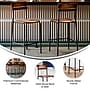 Flash Furniture Cyprus Contemporary Steel/Wood Slat Back Barstool, Black/Antique Copper (XUCH10443BACP)~#|#~sp245676784_sc7