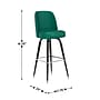 Flash Furniture James Traditional Vinyl Full Back Barstool, Green (XUF125GRN)~#|#~sp245677087_sc7